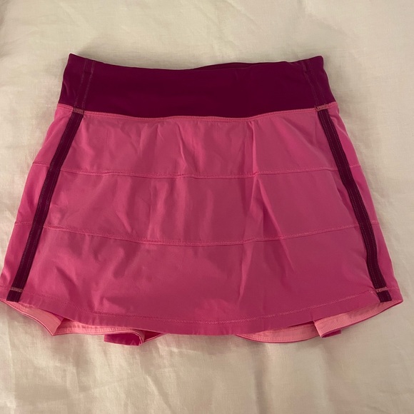 lululemon athletica Skirts Pink Lululemon Skirt Tennis With Built